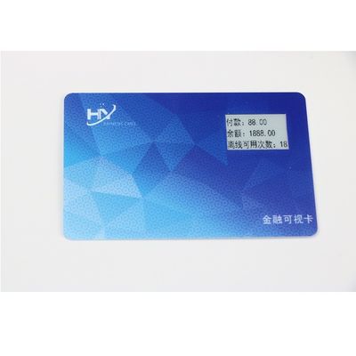 Prenda impermeable de las tarjetas IP68 de la pulgada OTP de Bluetooth Smart Card 2,13 del pago