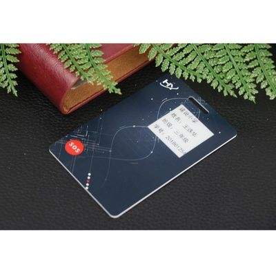 1,54 pulgadas OTP activo Smart Card para la tarjeta de información personal