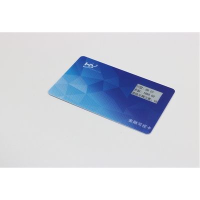 FPC toman las huellas dactilares ISO 7816 Smart Card del módulo pantalla de la tinta de 1,54 pulgadas