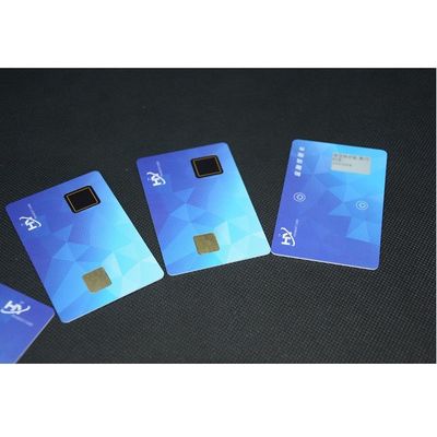 Contacto Chip Card Rechargeable del estándar de IC ISO 7816 0.84m m densamente