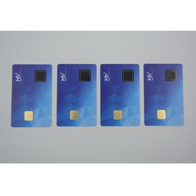 La huella dactilar de la cartera de Cryptocurrency tarjeta grueso de NFC 0.84m m