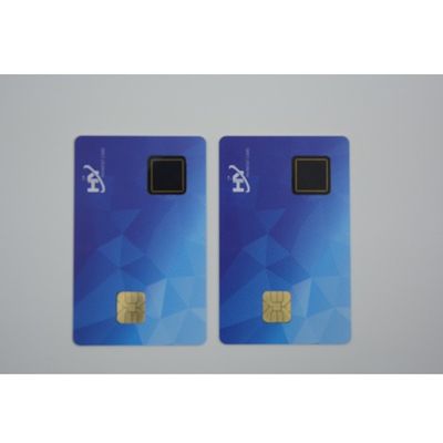 Los pedazos recargables del grueso 13 de la tarjeta de banco de la huella dactilar 1.2m m abotonan