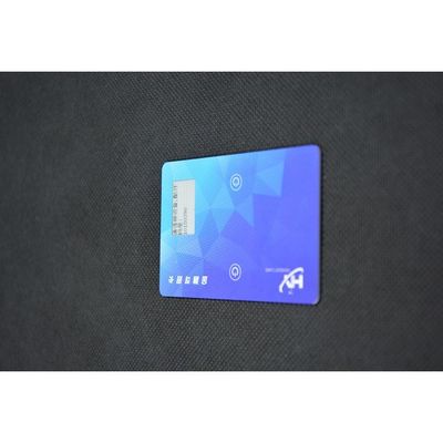 La huella dactilar azul de la disposición del mago tarjeta llaves de 0.4m m Digitaces 2,7 pulgadas