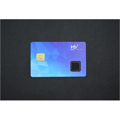 Interfaz biométrico 7816 de la tarjeta 3.0m m de la huella dactilar del diseño de equipos y programas
