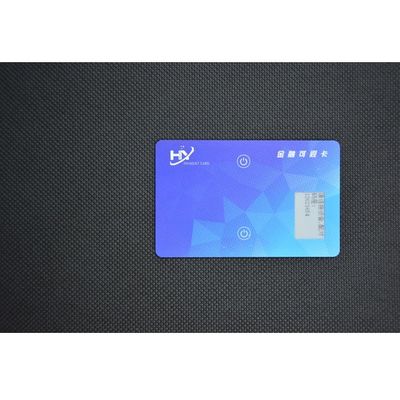 El presionar frío recargable de la tarjeta de crédito de la tinta de E con la pantalla/los botones activos de la tinta