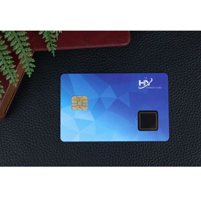 Autentificación bidireccional de Chip Fingerprint Smart Cards IDEX del contacto 7816