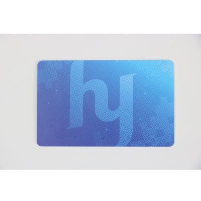 la huella dactilar del grueso de 0.84m m tarjeta prenda impermeable de 13,56 megaciclos Smart Card