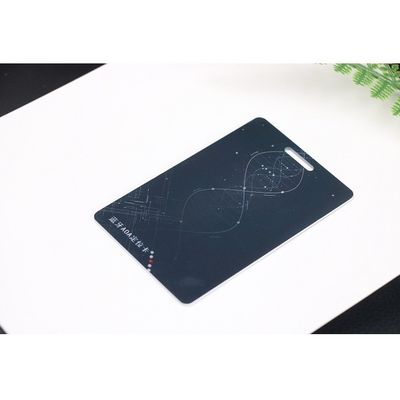 Tarjeta biológica 13.56mhz Contactness de la seguridad RFID de la identificación 1,54 pulgadas
