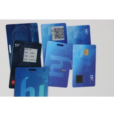 El rfid de alta frecuencia protege el interfaz del grueso 7816 de la tarjeta 1.4m m