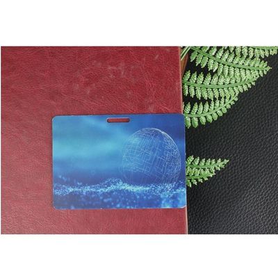 La huella dactilar luminescente del PVC tarjeta presionar frío desarrollado uno mismo del pegamento modificado para requisitos particulares