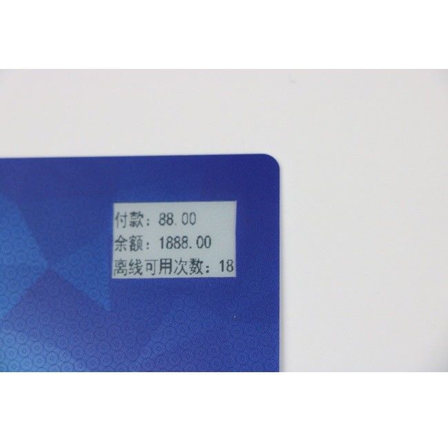 Pantalla de papel electrónica de la presión del modo OTP de banco de la tarjeta del debe 1,54 de la TINTA fría de la pulgada E