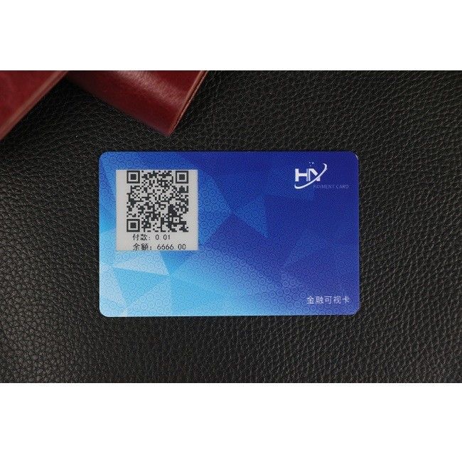 1,54 huella dactilar Bluetooth Smart Card de la tarjeta FPC de la identificación del faro de la pantalla BLE de la tinta de la pulgada